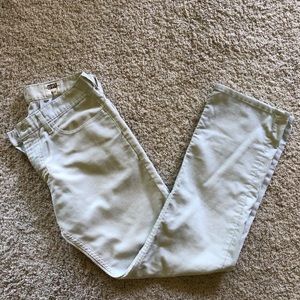 Levi’s 514 White Corduroys